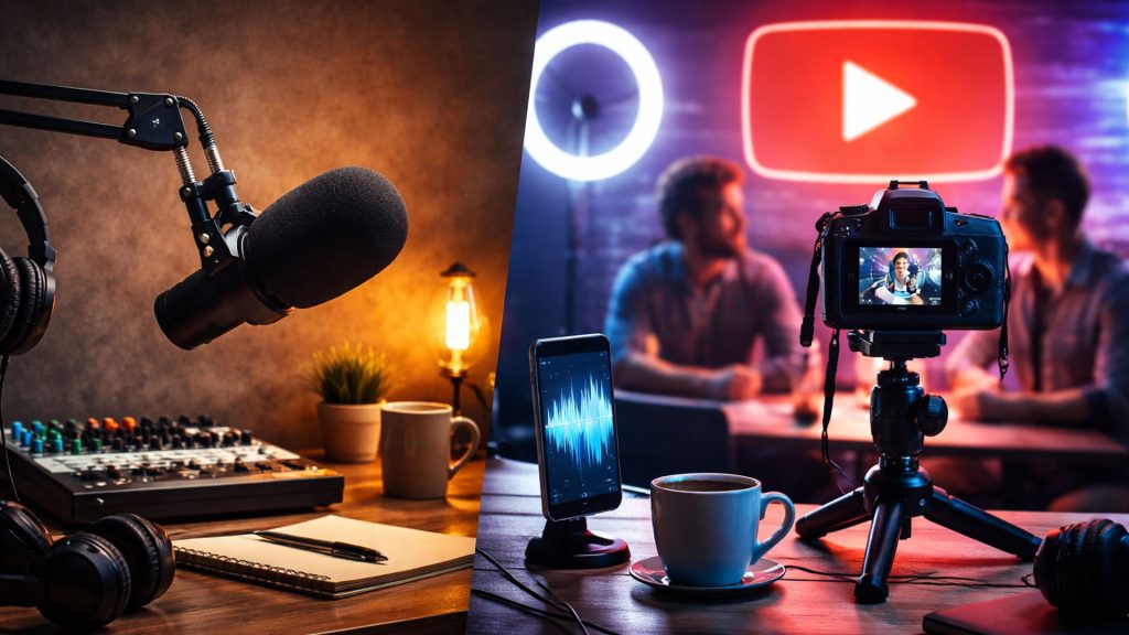 Podcaster, alebo YouTuber